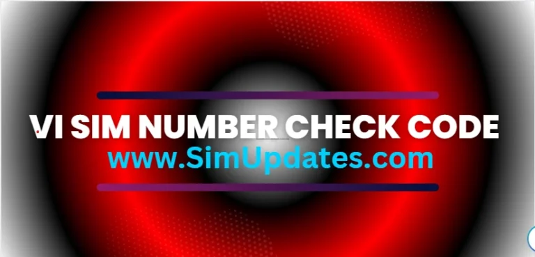 VI Sim Number Check Code | How to Find Your VI Mobile Number Easily