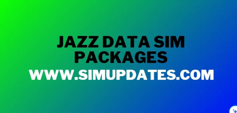 Jazz Data SIM Packages 2024